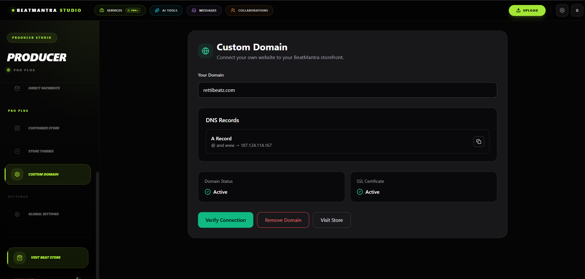 Custom Domains